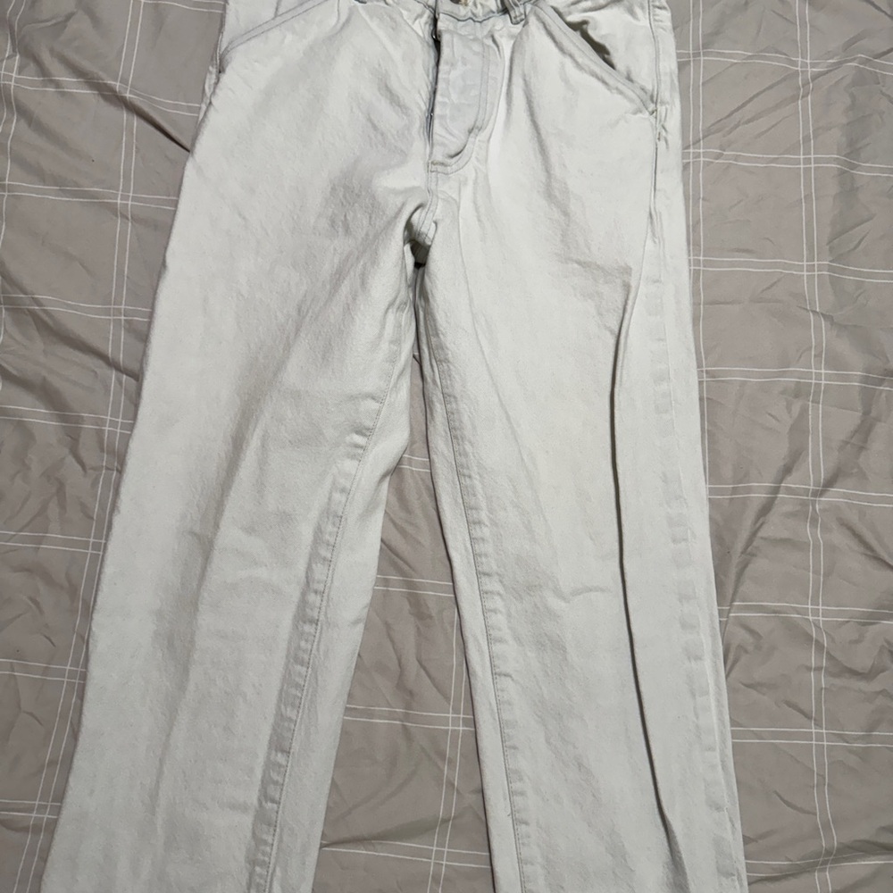 Zara Off-White Casual Pants